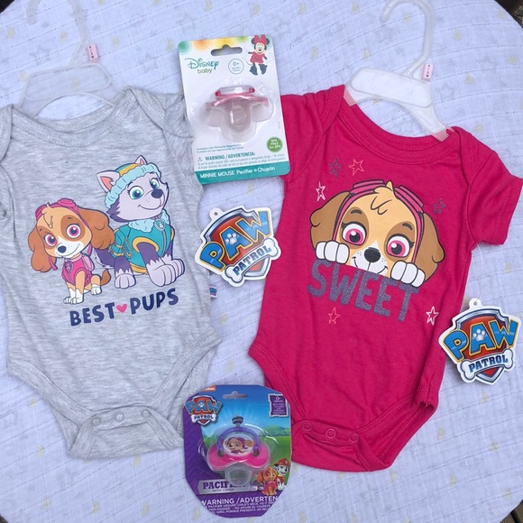 Paw Patrol Baby Infant Romper Bodysuit 0-3 Months NEW